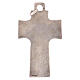 Pectoral cross with natural solid stone in 925 silver s5