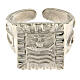 Bishop ring with fish, 925 silver s2