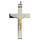 Croix classique pour évêque 9 cm en argent 925 s1