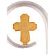 Pastoral episcopal vasija óleo santo símbolo cruz 4 evangelistas h 180 cm s5