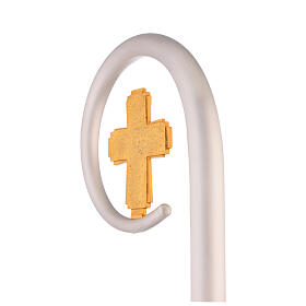 Bishop's crozier cross and Holy oil stock h 70 in