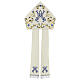 Satin Marian mitre with machine embroidery Gamma s1