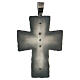 Croce vescovo argento 925 spighe raggi 9x7 cm s5