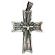 Bishop pectoral cross in 925 silver Holy Spirit in relief s3