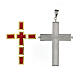 Episcopal cross in 925 silver, openable s4