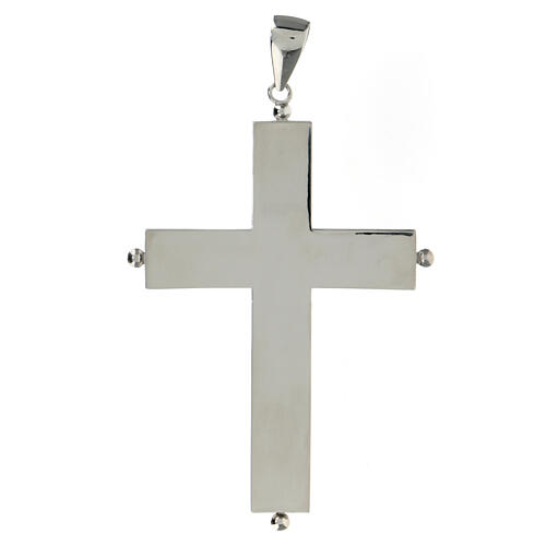 Cruz episcopal para reliquias plata 925 que se puede abrir 1
