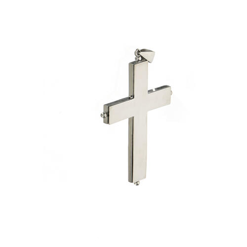 Bishop's Cross for reliquaries in 925 silver that can be opened 6