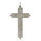 800 silver bishop's reliquary cross openable 6.5x3.7 cm s5