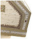 Wool and lurex mitre, golden embroidery, 24 in Gamma s8