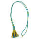 Cordão peitoral para bispo azul e ouro s4