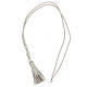 Silver clergy cross cord s5