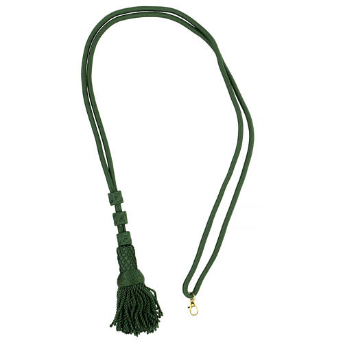 Pectoral cross cord, olive green 5