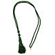 Pectoral cross cord, olive green s5