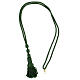 Olive green bishop's pectoral cross cord s5