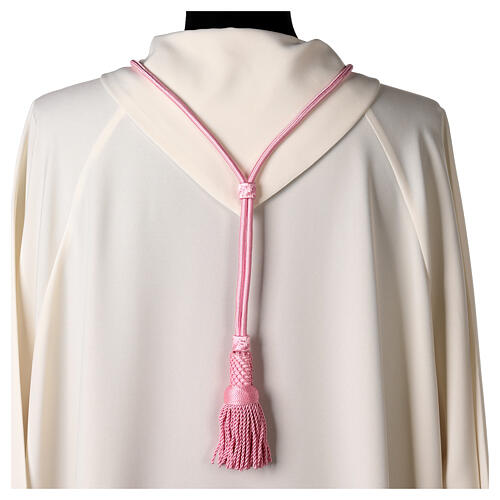 Pink bishop's pectoral cross cord 4
