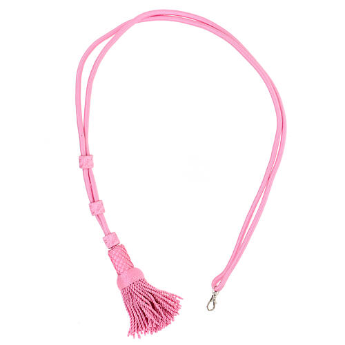 Pink bishop's pectoral cross cord 5