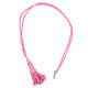 Pink bishop's pectoral cross cord s5