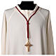 Cordón para vestido episcopal rojo s2