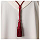 Cordón para vestido episcopal rojo s3