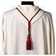 Cordón para vestido episcopal rojo s4