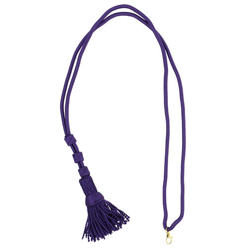 Bishop's pectoral cross cord, purple 5