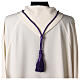 Bishop's pectoral cross cord, purple s4