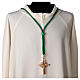Cordão episcopal para cruz peitoral verde menta s2