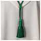Bishop's cross cord in mint green viscose s3