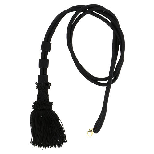 Bishop's cross cord with black rebour bow  1
