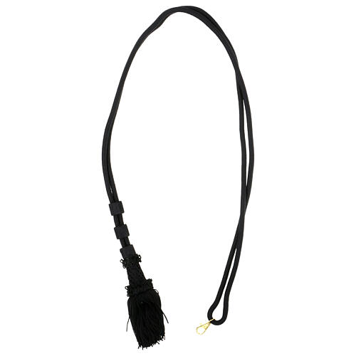 Bishop's cross cord with black rebour bow  5