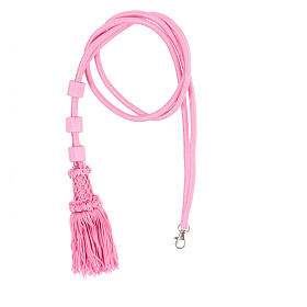 Pink cord for bishop's pectoral cross with passementerie trim thread