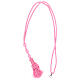 Pink cord for bishop's pectoral cross with passementerie trim thread s5