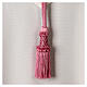 Mauve cord for bishop's pectoral cross with passementerie trim thread s3