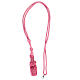 Mauve cord for bishop's pectoral cross with passementerie trim thread s5