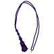 Purple cord for bishop's pectoral cross with passementerie trim thread s5
