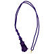 Bishop's pectoral cross cord in purple 150 cm s5