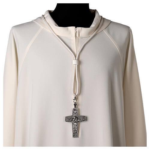 Cream cord for bishop's pectoral cross with passementerie trim thread 2