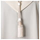 Cream cord for bishop's pectoral cross with passementerie trim thread s3