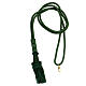 Olive green cord for bishop's pectoral cross with passementerie trim thread s1