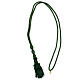 Olive green cord for bishop's pectoral cross with passementerie trim thread s5