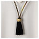 Black and gold cord for bishop's pectoral cross with Solomon's knot s3