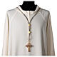Cord for bishop's pectoral cross with Solomon's knot, light blue and gold s2