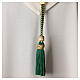 Crucicordo verde menta per croce pettorale 150 cm s3
