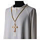 Gold pectoral cross cord for bishops' vestments s2
