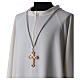 Cordón para obispo cruz pectoral color plata s2