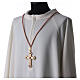 Cord for bishop's pectoral cross with Solomon's knot, mauve and gold s2