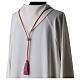 Bishop's cross cord with Solomon's knot two-tone mauve gold s3