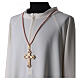 Bishop's cross cord 3 Solomon's knot gold amethyst s2