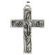 Croce pettorale ''Tronco Ulivo'' 10x10 cm argento 925 s1