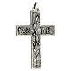 Croce pettorale ''Tronco Ulivo'' 10x10 cm argento 925 s3